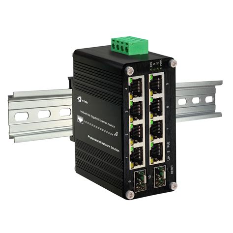 Buy Industrial Ports Managed Poe Fiber Switch Gigabit Web Management