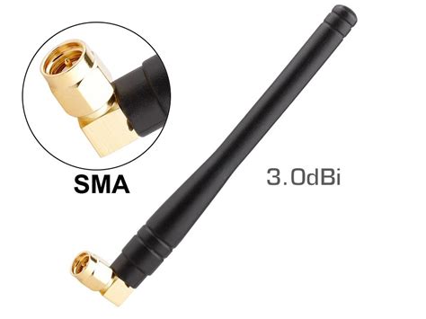 Ripley ANTENA WIFI 3DBI CONECTOR SMA MACHO 2 4GHZ OMNIDIRECCIONAL