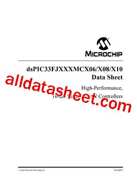 Dspic Fj Mc Datasheet Pdf Microchip Technology