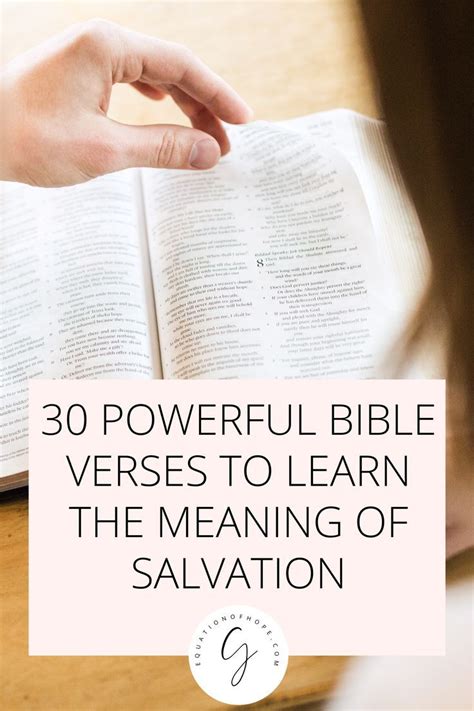 30 Important Bible Verses About Salvation In Christ Artofit