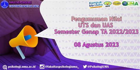 Pengumuman Nilai Semester Genap Ta