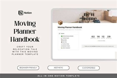 Moving Planner Handbook Notion Template Graphic by Núria Gabàs