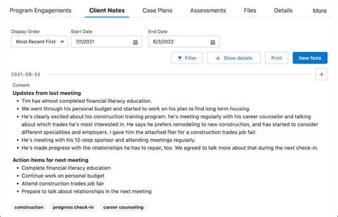 Optimize Client Note Management For Nonprofits Salesforce Trailhead