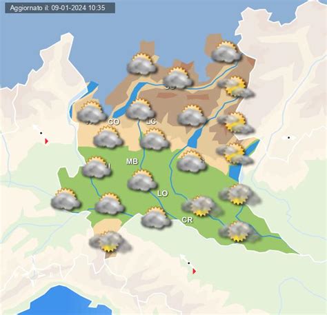 Previsioni Meteo Lombardia Centro Meteo Italiano