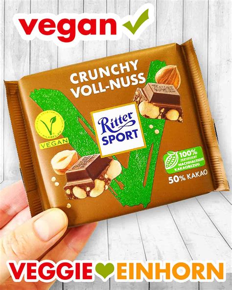 Vegane Sorte Crunchy Voll Nuss Von Ritter Sport