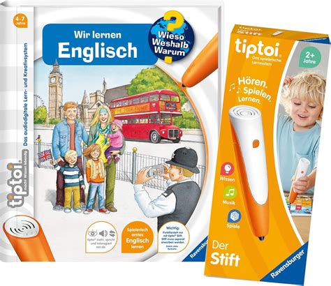 Ravensburger Tiptoi Englisch Buch Wir Lernen Englisch Kinderbuch