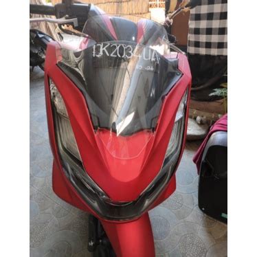 Jual Visor WINDSHIELD HONDA PCX 160 SMOKE BENING KACA MOTOR PCX 160