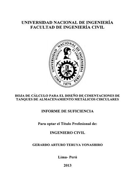 Hoja De Cálculo Para El Diseño De Cimentaciones De Tanques De Almacenamiento Metálicos