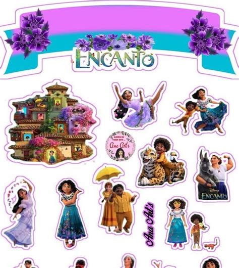 Disney Encanto Free Printable Cake Toppers Oh My Fiesta In English