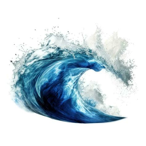 Ocean wave isolated. Illustration 25526520 Stock Photo at Vecteezy