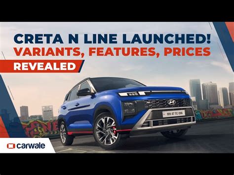 Hyundai Creta N Line Launched N8 N10 Variant Prices Features