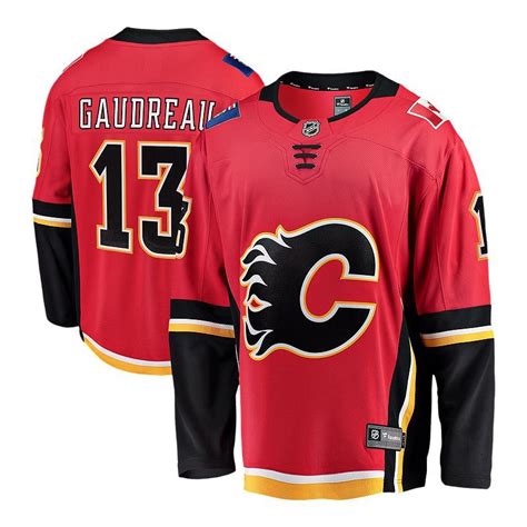 Calgary Flames Fanatics Gaudreau Replica Home Jersey | Calgary flames ...