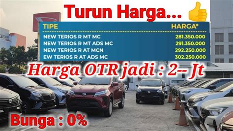 Terios Turun Harga Lagi Habiskan Stock Akhir Tahun Dp Suka Suka