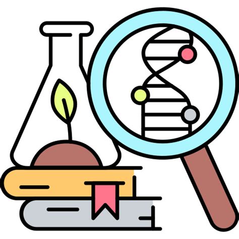 Biology Generic Thin Outline Color Icon