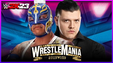 Father Vs Son Rey Mysterio Vs Dominik Mysterio Wrestlemania 39 Wwe 2k23 Gameplay Youtube