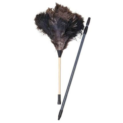 Ostrich Feather Duster With Telescopic Handle The Door Knocker Company