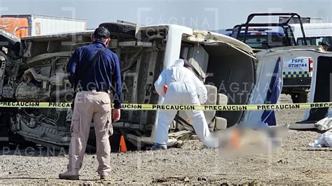 Carretera Silao San Felipe Muere Chofer Al Volcar Camioneta