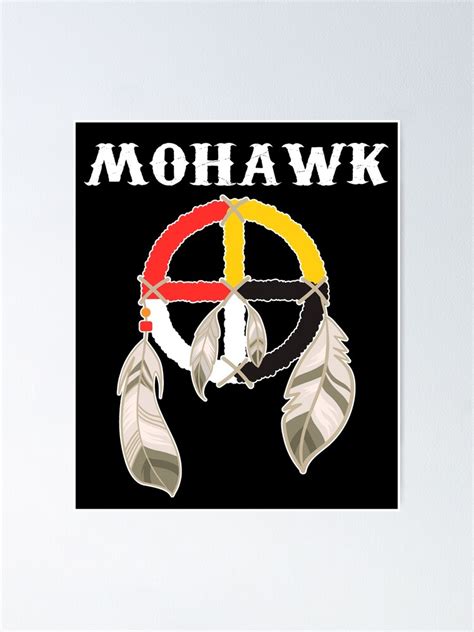 "Mohawk Nation Indian Tribes Medicine Wheel Symbol" Poster for Sale by ...