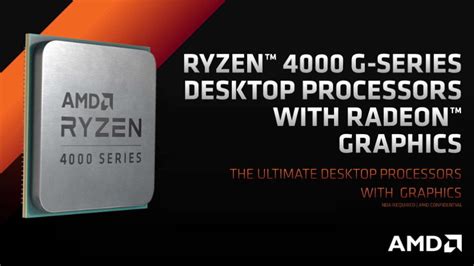 AMD officially presents its new Ryzen 4000 APU with Zen 2 cores