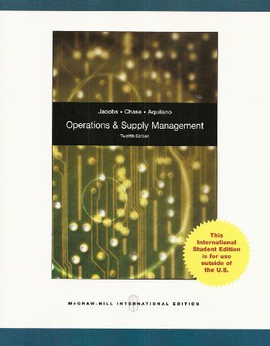 Operations And Supply Management