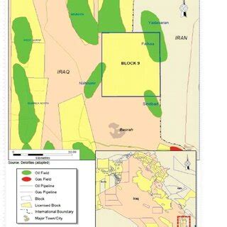 Structural Contour Map Of Top Mishrif Formation In Faihaa Oil Field O