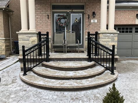 Aluminum Porch Railing Installation in Toronto