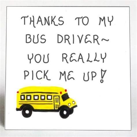 Bus Driver Gift Magnet - Schoolbus Quote of Appreciation | Bus driver ...