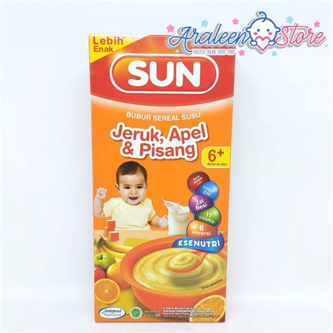 Jual Sun Bubur Bayi Mpasi Bulan Bubur Sun Kemasan Kotak Sachet