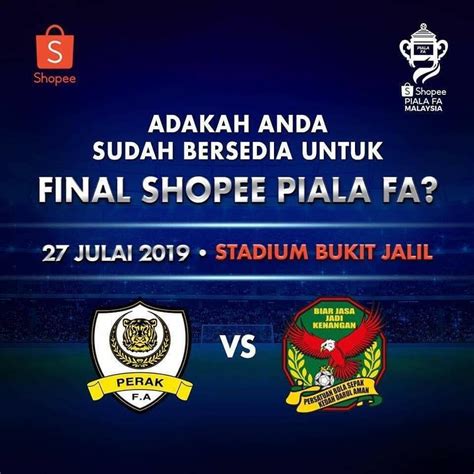 Tiket Fa Final Perak Vs Kedah Tickets Vouchers Local