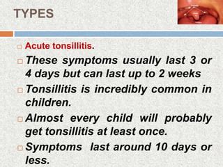 Nursing Management Of The Patient With Tonsillitis PPT PPT