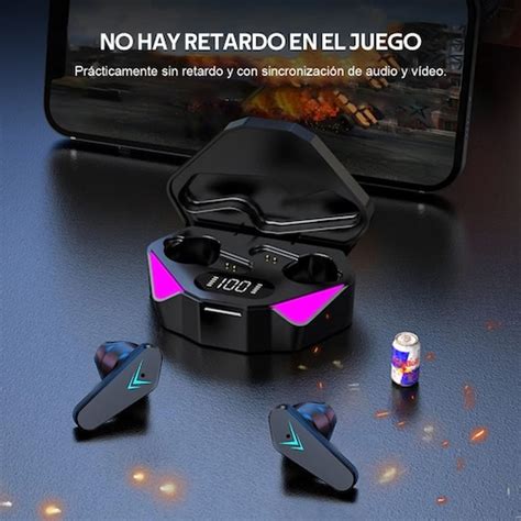 Audífonos In Ear Inalámbricos X15 Auriculares De Juego Negro