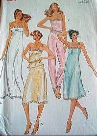 Amazon Butterick Lingerie Sewing Pattern Misses Size Bust Slip Half Slip