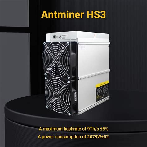 Buy New Antminer HS3 9Th S 2070W HNS Miner Online At Lowest Price In