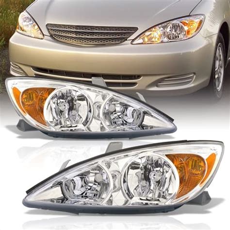 Ajp Distributors Chrome Housing Clear Lens Amber Reflector Signal Headlights