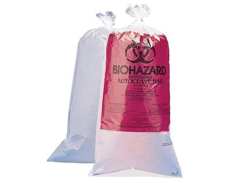 Translucent Biohazard Autoclavable Bags Mtc Bio Mg Scientific