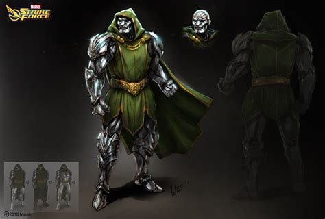 Artstation Dr Doom Concept Marvel Strike Force Huy Dinh