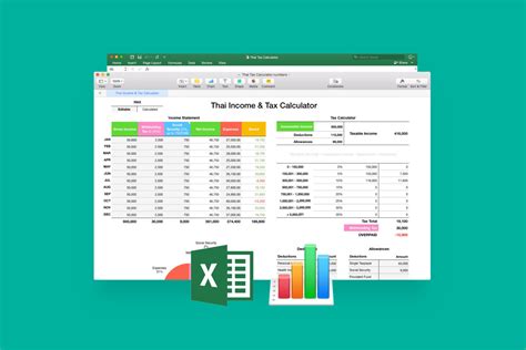 Uk Tax Calculator Excel Spreadsheet 2018 For Tax Calculator Thailand ...