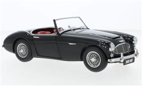 Diecast Model Cars Austin Healey 3000 118 Kyosho Mk I Bn7 Black