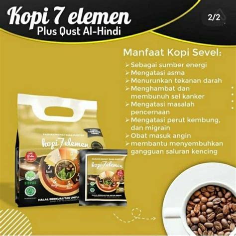 Jual Kopi 7 Elemen Premium Sevel Premium By HPAI HNI Shopee Indonesia