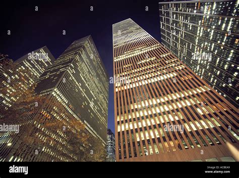 Office buildings New York City USA Stock Photo - Alamy