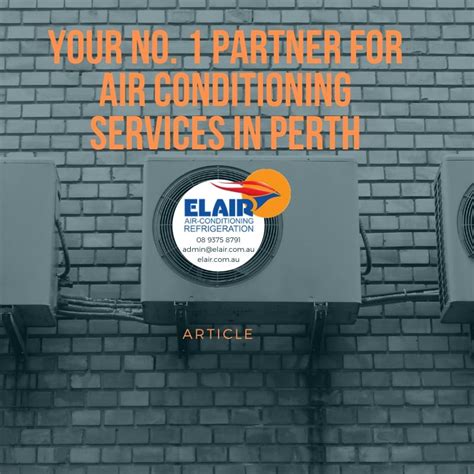 Your No 1 Partner For Air Conditioning Services In Perth Elair Air