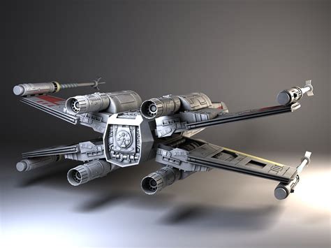 Star Wars X Wing Fighter 3d Model Cgtrader