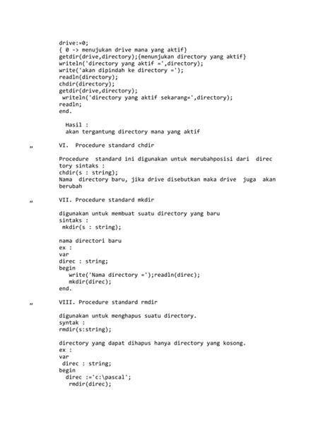 Pascal Filedirectory Txt Notepad Pdf