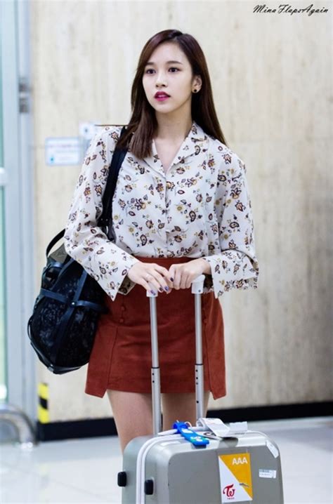 TWICE Mina Airport Fashion - Official Korean Fashion