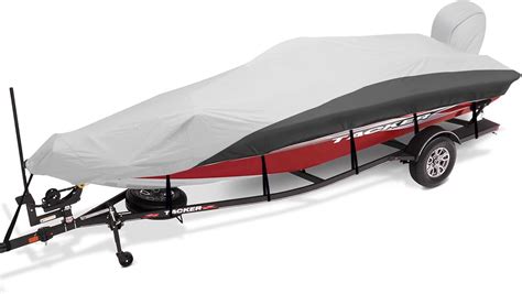 Amazon Boatpro Trailerable Boat Cover Ft With Outboard Motor