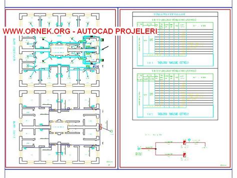 Tam Set Elektrik Tesisat Dwg Projesi Autocad Projeler Hot Sex