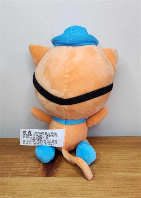 Euc Octonauts Kwazii Plush Orange Cat Stuffed Toy 8 Inch Pirate Ebay