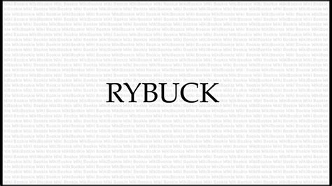 RYBUCK Meaning The Secret Language Of Rogues YouTube