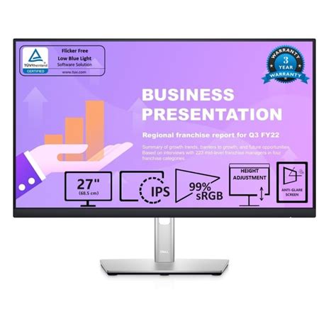 Dell Professional Monitor P2722h 27 Ips Full Hd 99 Srgb Hdmi