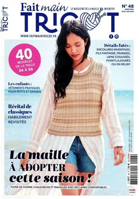 Abonnement Magazine Fait Main Tricot Info Presse